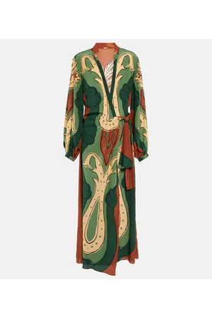 JOHANNA ORTIZ Printed maxi wrap dress