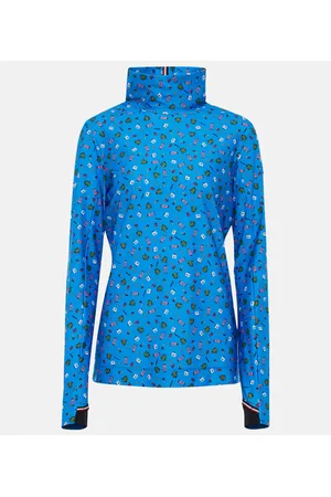 Moncler X Naj-Oleari 3 Moncler Grenoble printed turtleneck ski top