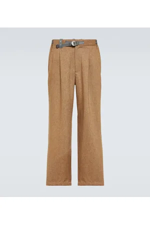 and wander Re Wool tweed wide-leg pants