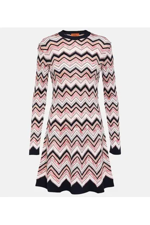 Missoni Zig Zag wool-blend minidress