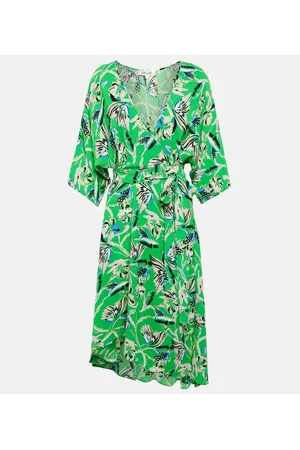 Diane von Furstenberg Eloise faux-wrap midi dress
