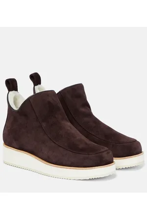 GABRIELA HEARST Harry shearling-lined suede ankle boots