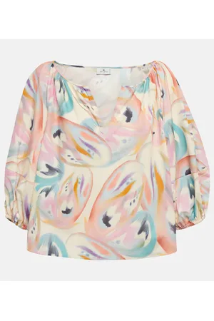 Etro Oversized printed blouse