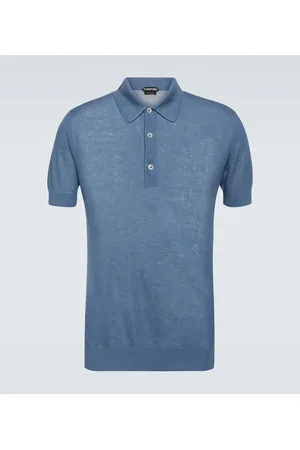 Tom Ford Cotton and silk polo shirt