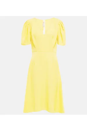 Marni V-neck midi dress