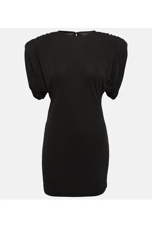 WARDROBE.NYC Ruched jersey minidress
