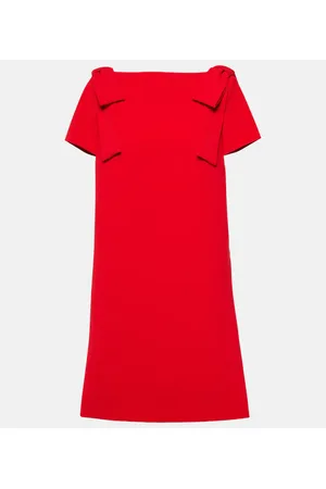 Carolina Herrera Bow-detail crÃªpe minidress