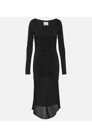 Isabel Marant Laly ruched jersey midi dress