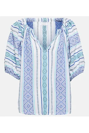 Velvet Kimmy printed cotton top