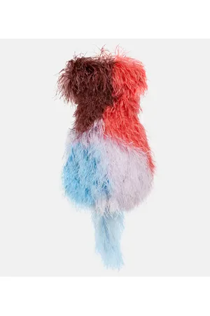 The Attico Keri feather-embellished minidress