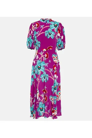 Diane von Furstenberg Nella floral midi dress