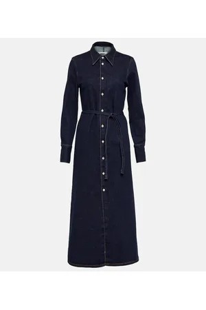 Maison Margiela Belted denim shirt dress