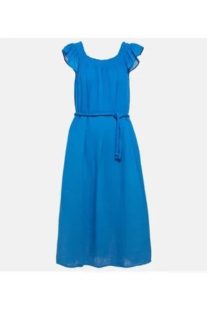 Velvet Justine cotton midi dress