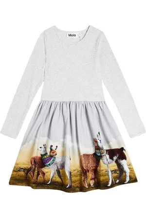 Molo Credence printed cotton-blend jersey dress