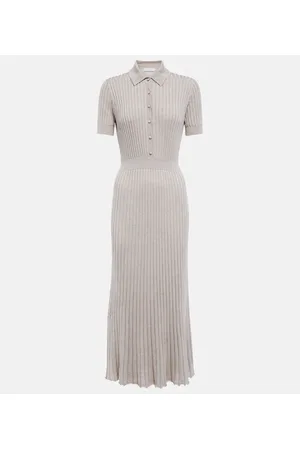 GABRIELA HEARST Amor silk and cashmere midi dress