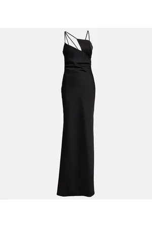 The Attico Melva asymmetric maxi dress