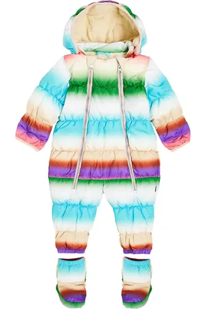 Molo Baby Hebe striped snowsuit