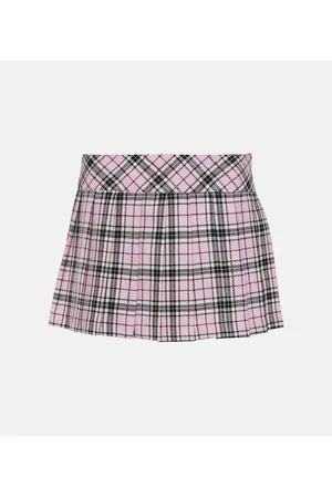 GIUSEPPE DI MORABITO Checked wool miniskirt