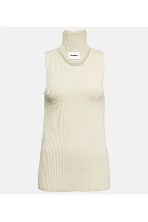 Jil Sander Knitted cotton-blend top