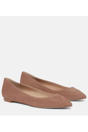 Gianvito Rossi Suede ballet flats