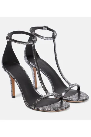 Isabel Marant Einari metallic leather sandals