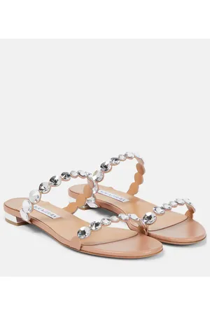 Maxi-Tequila embellished leather sandals