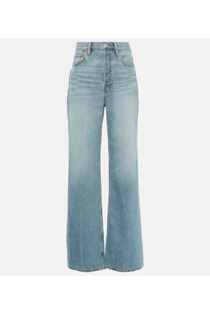 RE/DONE â70s high-rise wide-leg jeans