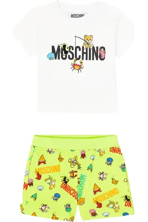 Moschino Baby cotton T-shirt and shorts set