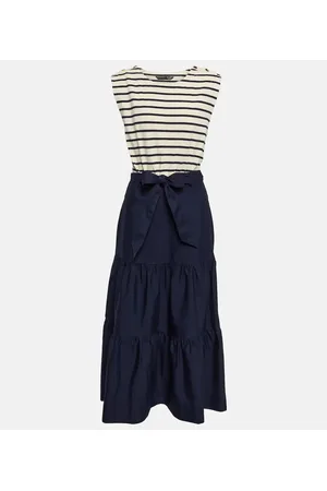 VERONICA BEARD Pazila cotton midi dress