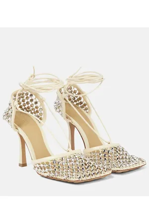 Bottega Veneta Sparkle Stretch embellished sandals