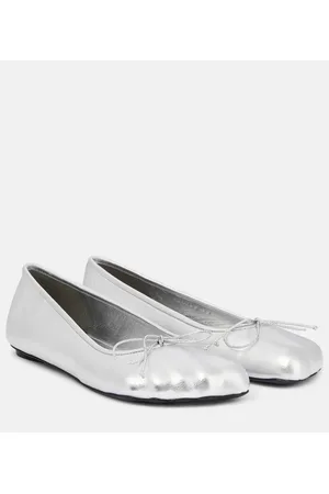 Balenciaga Fetish leather ballet flats