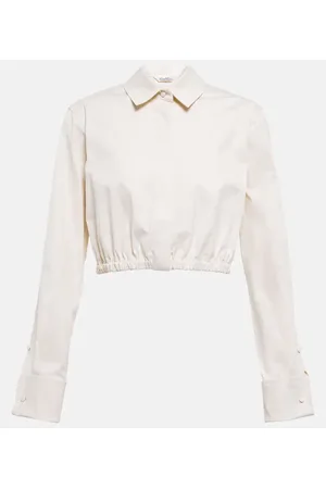Max Mara Tevere cropped shirt