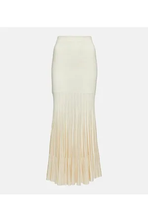 Chloé ChloÃ© Knit wool and silk maxi skirt
