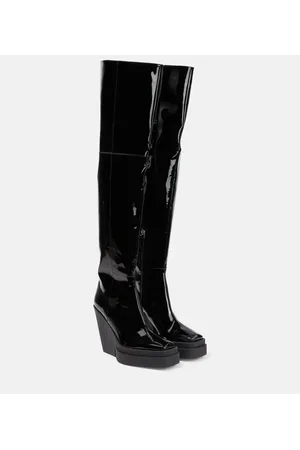 Gia Borghini Gia 31 patent leather over-the-knee boots