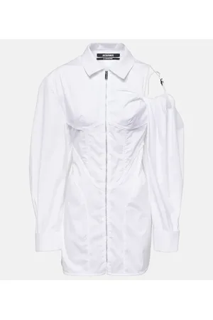 Jacquemus La Robe Galliga cotton-blend minidress