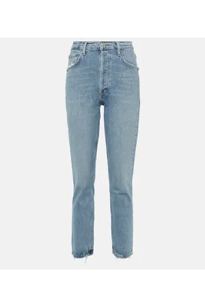 AGOLDE Riley high-rise straight jeans