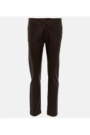 PETAR PETROV Gonda low-rise leather pants