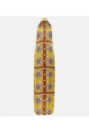 NILI LOTAN Rigel printed silk maxi dress
