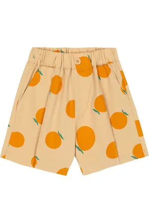 Jelly Mallow Orange Pintuck shorts