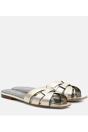 Saint Laurent Tribute Nu Pieds 05 leather slides