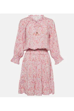 Heidi Klein Muskmelon Bay paisley minidress