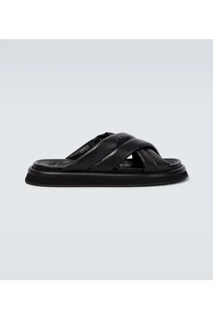 Dolce & Gabbana Padded crossover slides