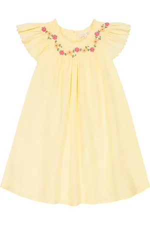 Louise Misha Edith embroidered cotton dress