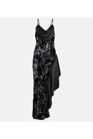 RODARTE Asymmetrical bias slip dress