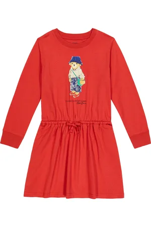 Ralph Lauren Polo Bear cotton jersey dress
