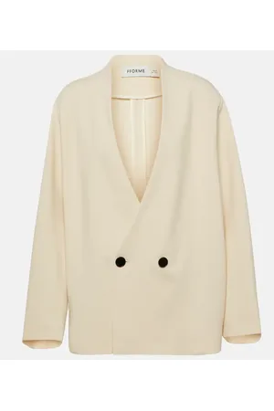 Fforme Velma oversized wool-blend blazer