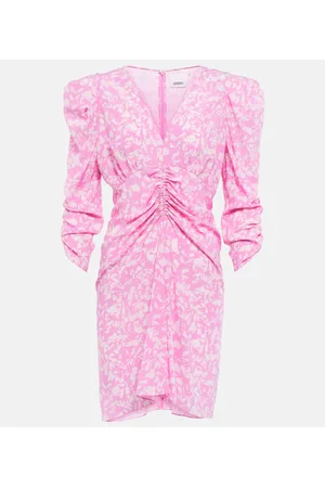 Isabel Marant Aliniza floral silk-blend minidress