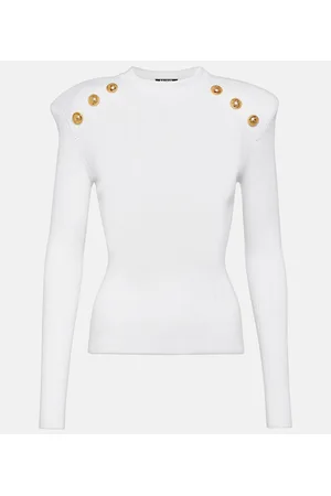 Balmain Embellished knit sweater