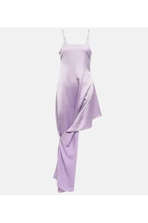 J.W.Anderson Satin zip slip dress
