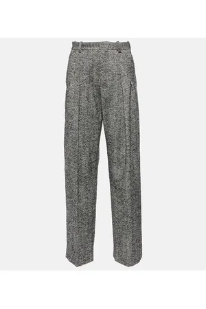 Victoria Beckham High-rise wool-blend wide-leg pants